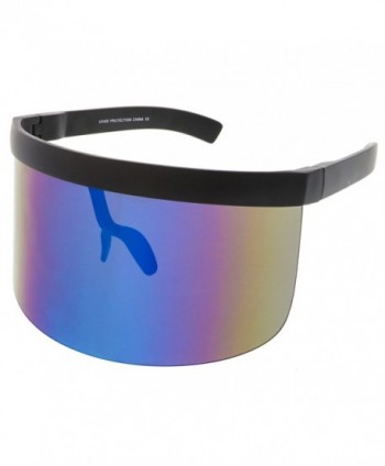 sunglassLA Futuristic Oversize Sunglasses Mirrored