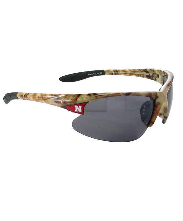 Nebraska Cornhuskers Camo Action Sunglasses