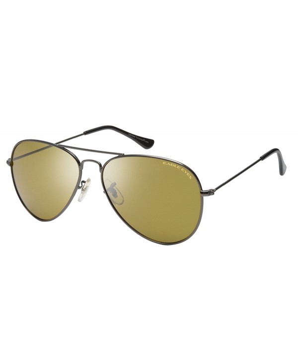 Eagle Eyes Oversized Aviator Sunglasses