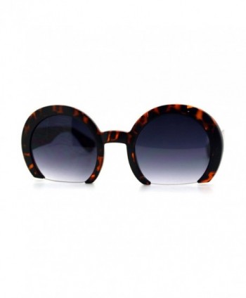 Cropped Sunglasses Designer Fashion Tortoise
