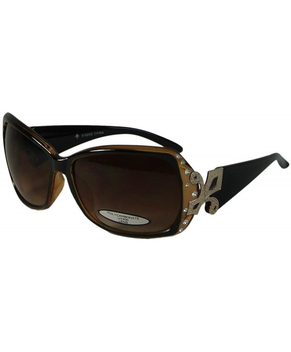 Bling Oversize Sunglasses Fleur Polycarbonate