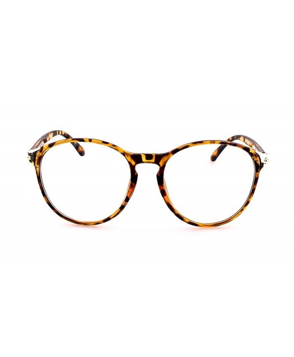 Flowertree Plastic Engraved Eyeglasses leopard