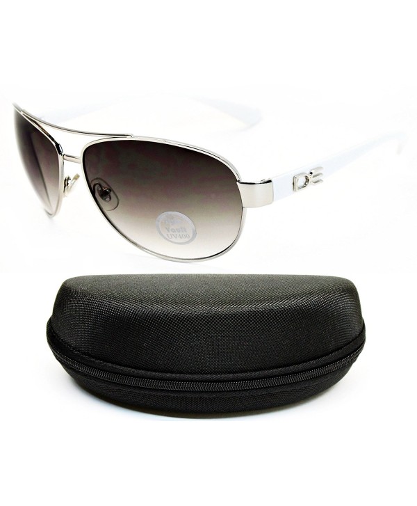 D990 CC Designer Eyewear Sunglasses White Smoked