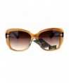 Giselle Rectangular Plastic Butterfly Sunglasses