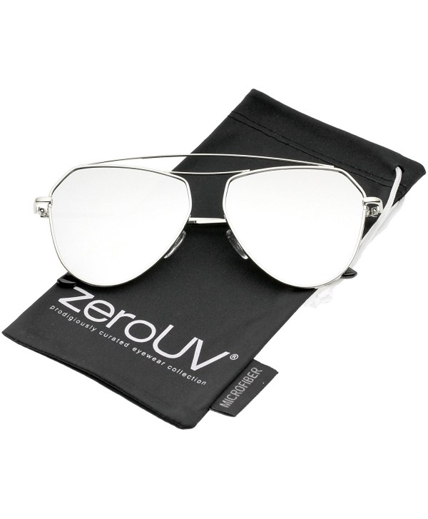 zeroUV Modern Colored Aviator Sunglasses