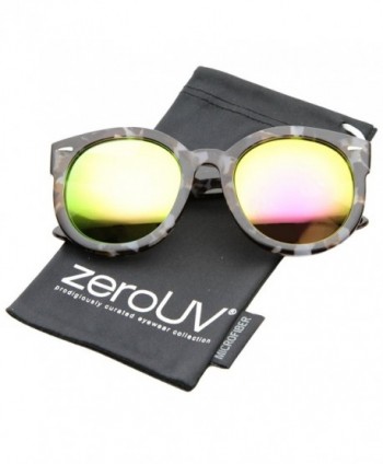 zeroUV Tortoise Oversize Sunglasses Grey Block Tortoise