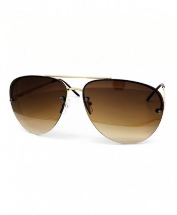 O2 Eyewear Teardrop Rimless Sunglasses