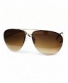 O2 Eyewear Teardrop Rimless Sunglasses