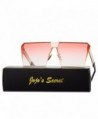 JOJOS SECRET Oversized Sunglasses Transparent