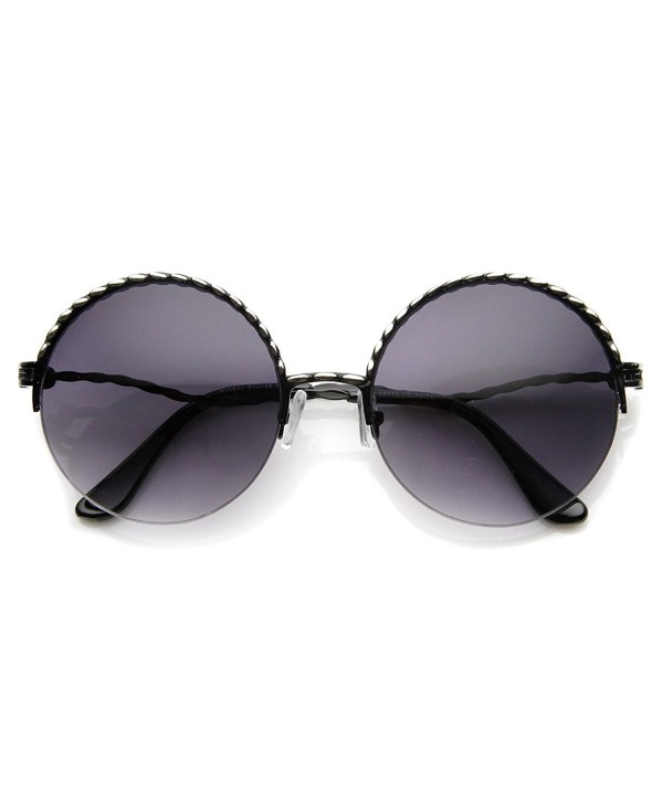 zeroUV Womens Oversized Rimless Sunglasses