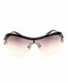 Semi-rimless sunglasses