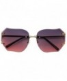 Rimless sunglasses