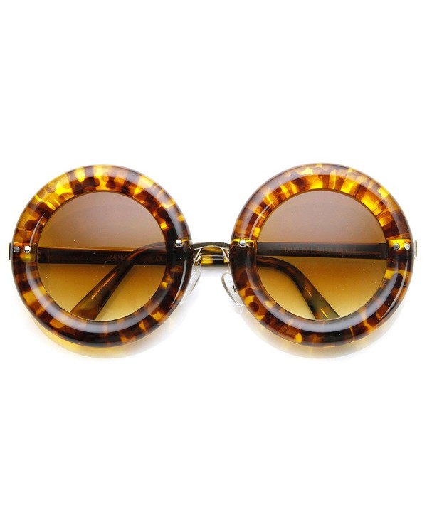 zeroUV Fashion Oversized Sunglasses Tortoise