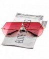 Oversize Aviator Mirrored Rimless Sunglasses