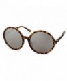 Havana Silver Mirror Stylle Sunglasses