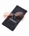 ZOGEEN Oversized Rimless Sunglasses Women