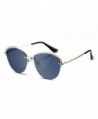 Rimless Polarized Sunglasses Copper Mirrored