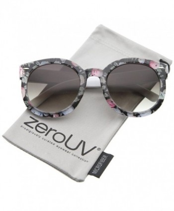 zeroUV Gradient Oversized Sunglasses Black Blue Pink