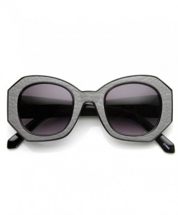 zeroUV Fashion Hexagonal Womens Sunglasses
