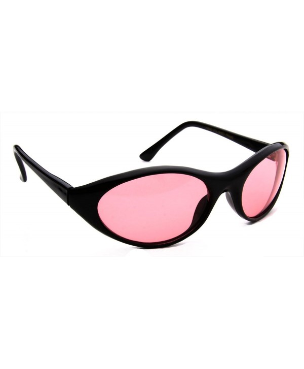 Sport Women Curved Black Sunglasses