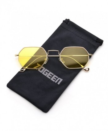 ZOGEEN Sunglasses Asymmetry Temple Yellow