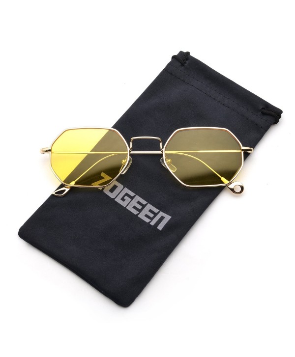 ZOGEEN Sunglasses Asymmetry Temple Yellow