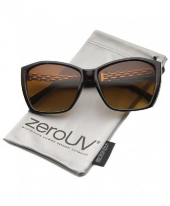 zeroUV Womens Oversize Sunglasses Tortoise Gold