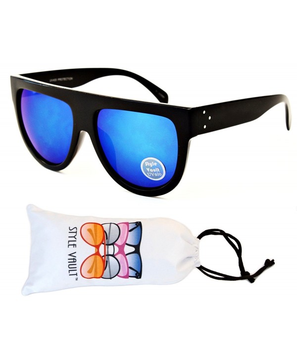 W192 vp Wayfarer Sunglasses Black Blue mirrored