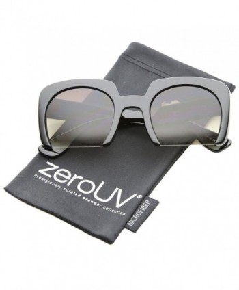 zeroUV Elegant Semi Rimless Sunglasses Lavender