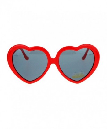 SA106 Plastic Heart Womens Sunglasses