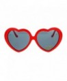 SA106 Plastic Heart Womens Sunglasses