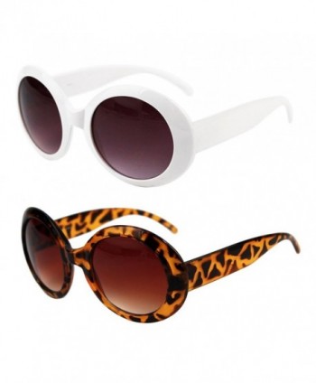 Pop Fashionwear Sunglasses Tortoise Brown White Smoke