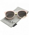 zeroUV Oversized Sunglasses Pink Gold Lavender