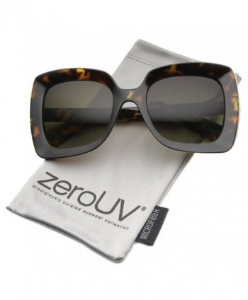 zeroUV Oversize Sunglasses Tortoise Gradient