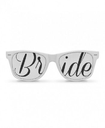 BRIDE White Retro Party Sunglasses