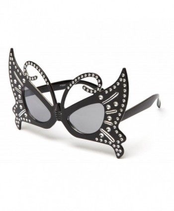Beautiful Sparkled Butterfly Oversized Sunglasses