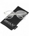zeroUV Classic Translucent Glasses Clear Silver