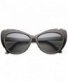 zeroUV Oversize Two Toned Sunglasses Black Grey Spot