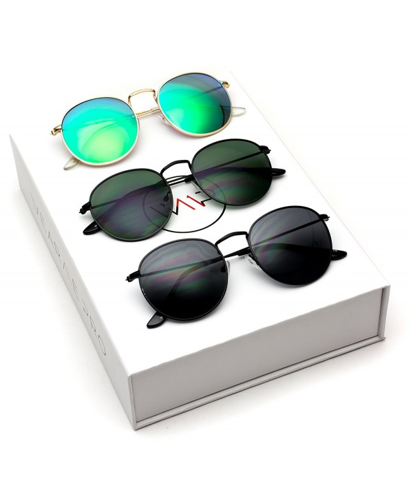 WearMe Pro Reflective Sunglasses Black Green