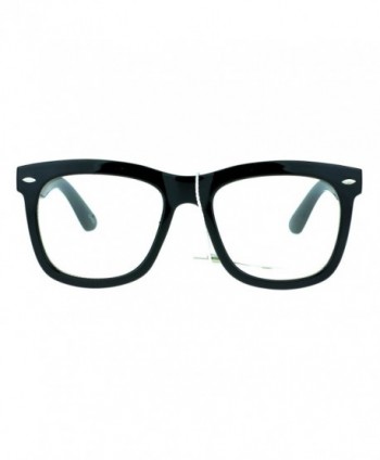 Trendy Oversize Hipster Plastic Glasses