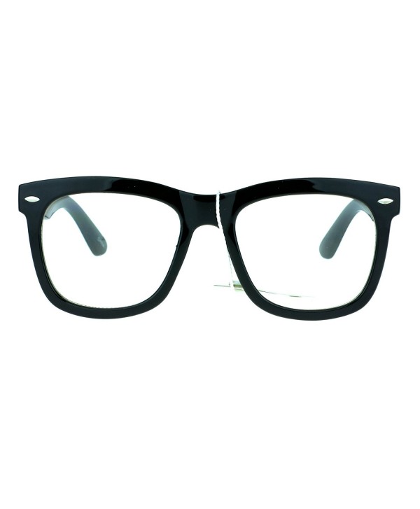 Trendy Oversize Hipster Plastic Glasses