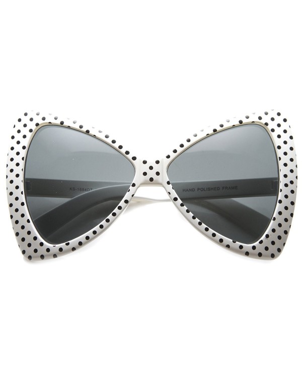 zeroUV Fashion Bow Tie Oversized Sunglasses