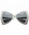 zeroUV Fashion Bow Tie Oversized Sunglasses