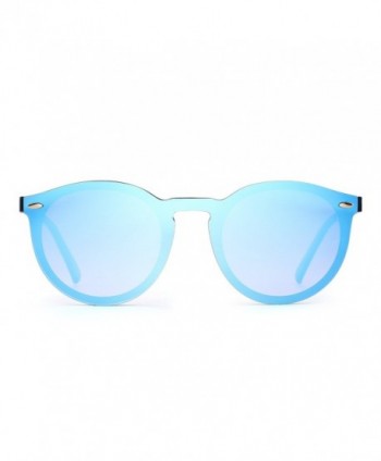 Mirrored Rimless Sunglasses Reflective Eyeglasses
