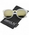 zeroUV Fashion Oversize Sunglasses White Gold