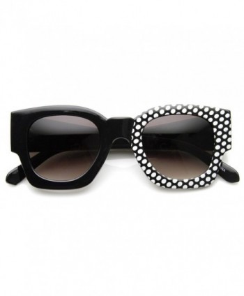 zeroUV Graphic Square Rimmed Sunglasses