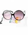 Style Vault Oversize Sunglasses Black Wine