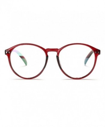 Womens Fashion Rimmed Circle Glasses