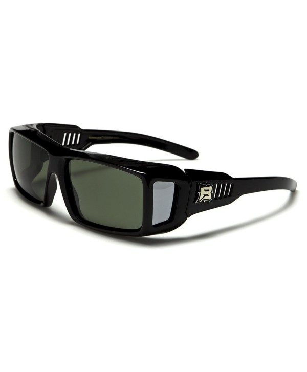 Barricade Fit Over Black Sunglasses Polarized