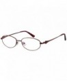 Reading Glasses Cheaters Stainless Burgundy